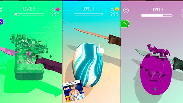 ASMR Soap Cutting - All Levels Gameplay 1-4