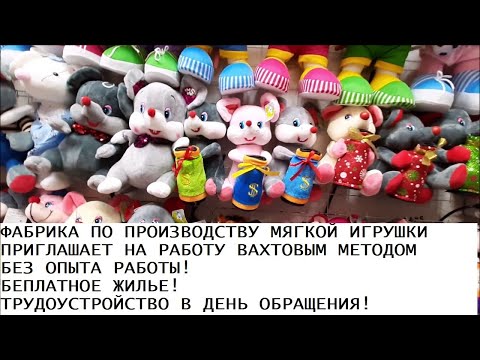 Вахта г. Можайск (МО) Производство мягких игрушек. Вакансии: Комплектовщики, Упаковщики +79154484502