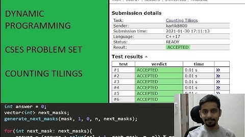DP with Bitmasking: Counting Tiling