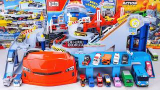 トミカ コースがのび〜る！にぎやか高速どうろ Tomica 2-Way Action Expressway ASMR Satisfying with Unboxing screenshot 5