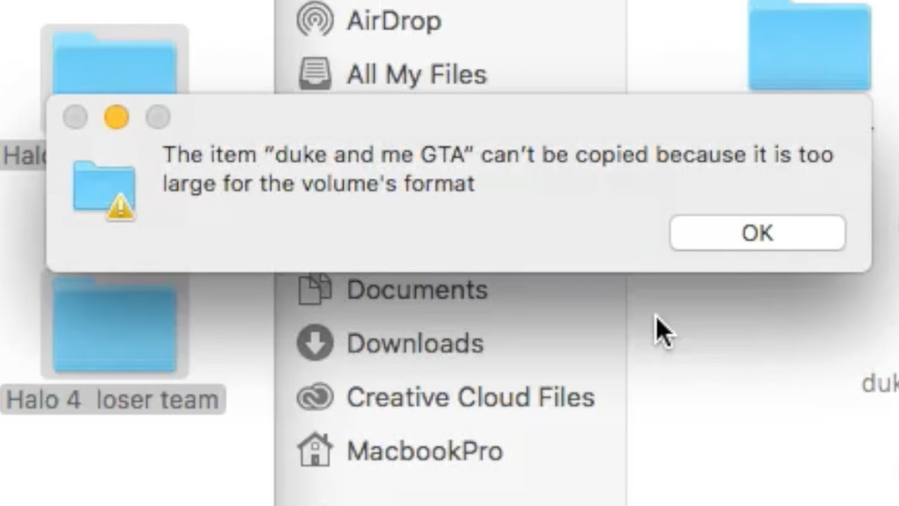 New Update The item can't be copied because it is too large for the volume's format - How To FIX error Mac
