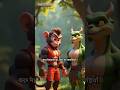 bandar aur snake man ki kahani.#shorts #youtubeshorts #trendingshorts #cartoon #aishorts #shortsfeed
