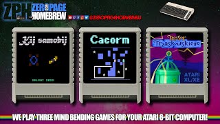 Celebrity Kij Samobij (A8), Cacorm (A8), Tensor Trzaskowskiego (A8): Atari 8-Bit Homebrew Net Worth