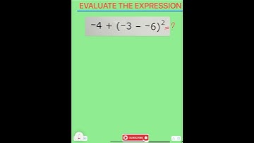 EVALUATE THE EXPRESSION #maths #education #youtubeshorts #exam #shorts #shortvideo