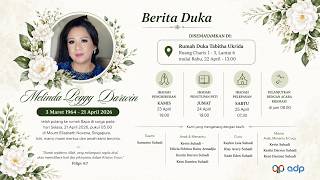 2024 04 24 - RIP Mrs. Melinda Peggy Darwin // Flower Scattering Ceremony