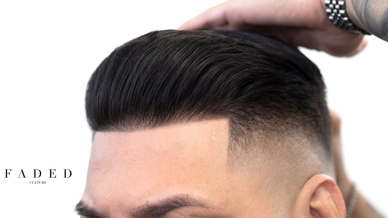 how to do a pompadour hairstyle🧔👌 #hair #hairstyle #haircut #mensgrooming  #mens #foryou #style - YouTube