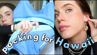 Packing for HAWAII Vlog! || Travel Haul New &amp; Thrifted!