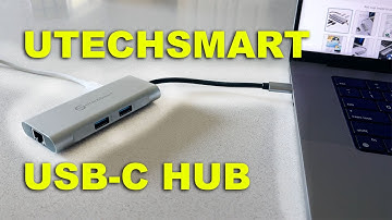 UTECHSMART USB C HUB WITH PD AND ETHERNET