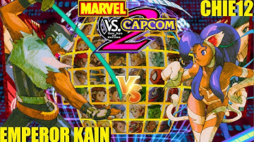 Marvel vs Capcom 2: EMPEROR KAIN vs CHIE