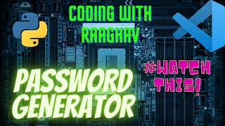 My first python project ! (Password generator)