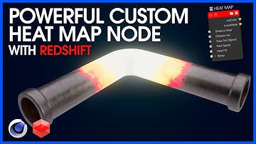 Powerful Custom Heat Map Node with Redshift in Cinema 4D