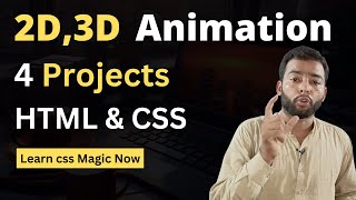 🚀 Mastering CSS Transitions and Animations | Create Stunning 2D and 3D Animations with HTML and CSS