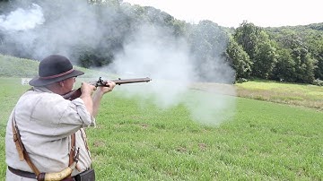 250 yard Flintlock Rifle Shooting