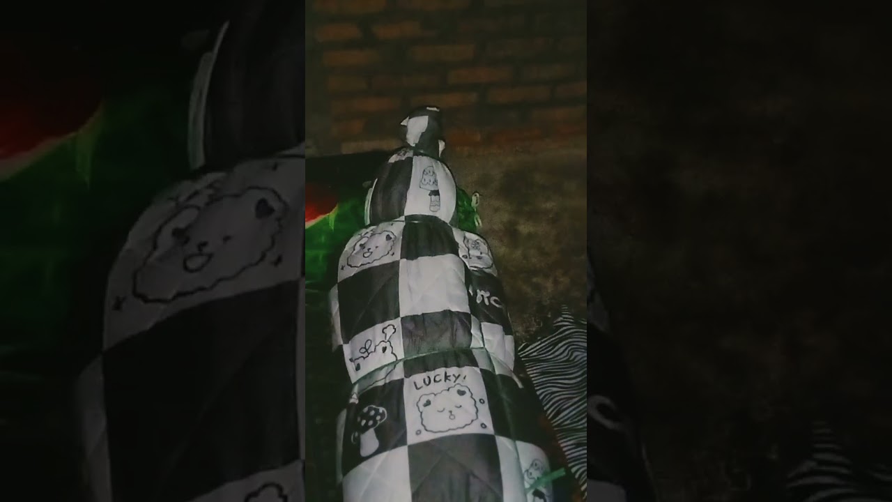 di bungkus 4 selimut + 1 bed cover ,escape chalnge💦💦💦💦🔥🔥🔥