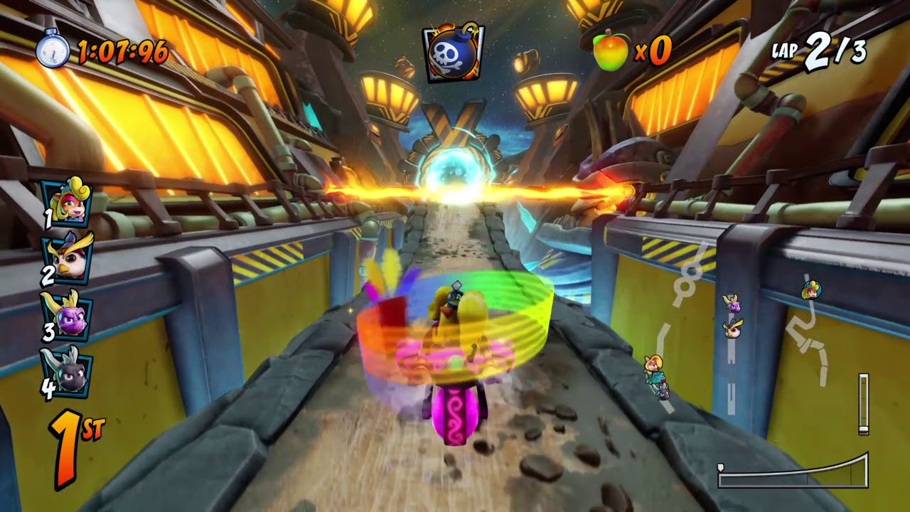 Online Race on Hyper Spaceway! (CTR Gameplay) (Princess Coco) - YouTube