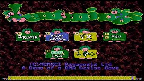 Archive.org Gameplay [008] Lemmings Demo