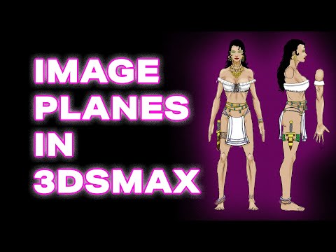 How to Set up Image planes in Autodesk 3ds max with transparency!