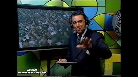 GALVAO BUENO MOSTRA O BALANÇO DO MORUMBI ANTES DE PALMEIRAS X BOCA JRS FINAL LIBERTADORES 2000