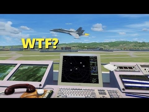 TROLLING as an Air Traffic Controller in Flight Sim X! (Multiplayer)