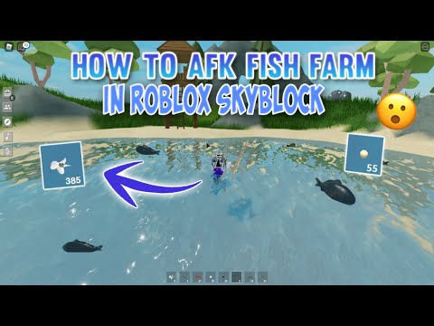 How To Afk Fish Farm Roblox Skylblock 500 Robux Giveaway Youtube - roblox auto clicker afk fish farm