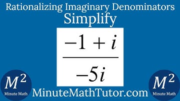 Simplify (-1+i)/-5i