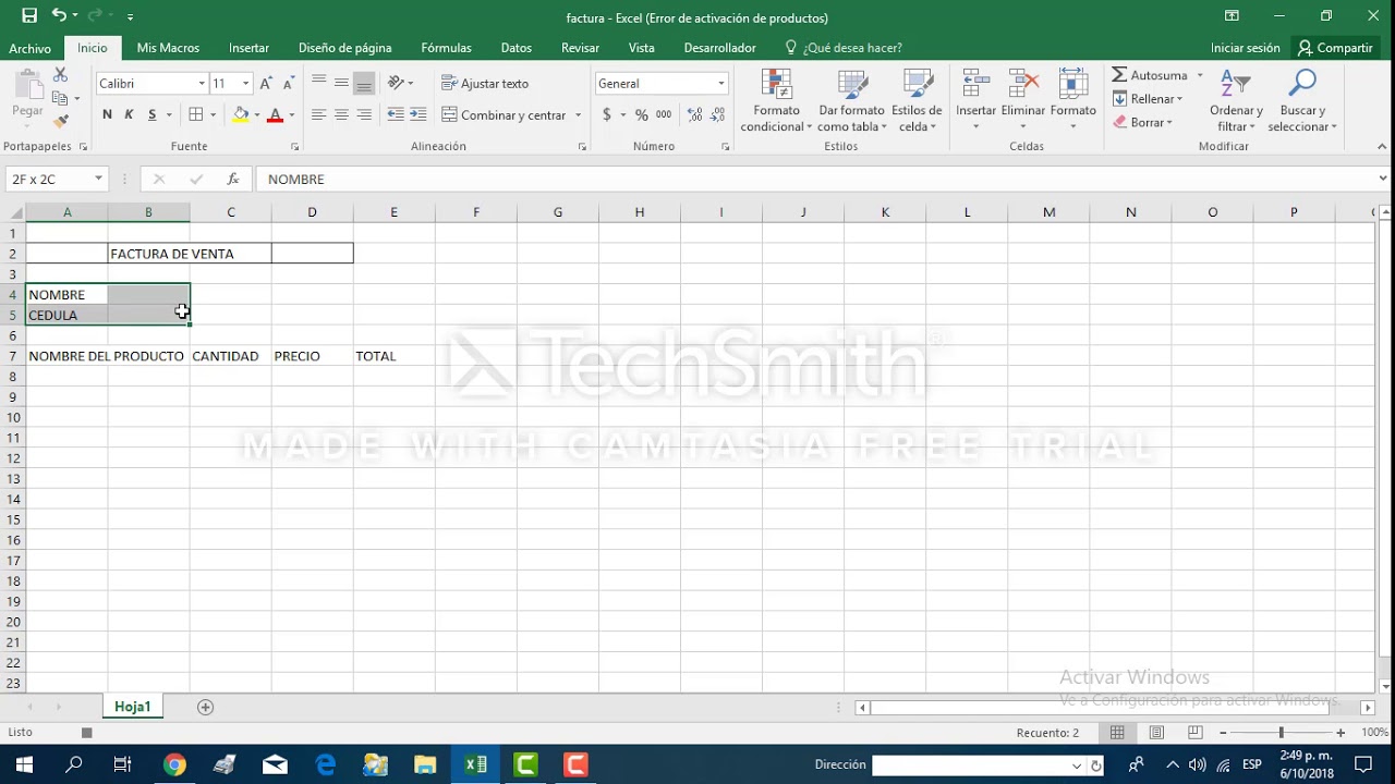 tutorial de macro - YouTube