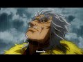 Kan ki has invaded the enemy hq and kills in cold blood their generalinchiefkingdom anime s2