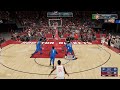 NBA 2K21 PS5 Kaijay Hawkins HITS FROM DEEP ON JOHN WALL!