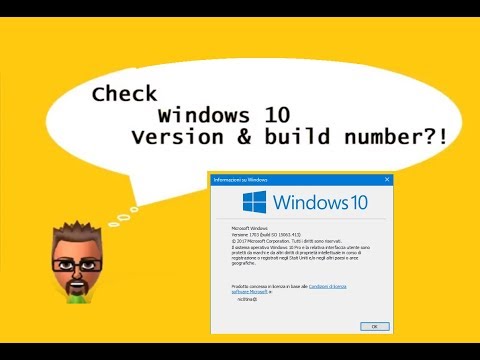 Video: Come Scoprire La Versione Build