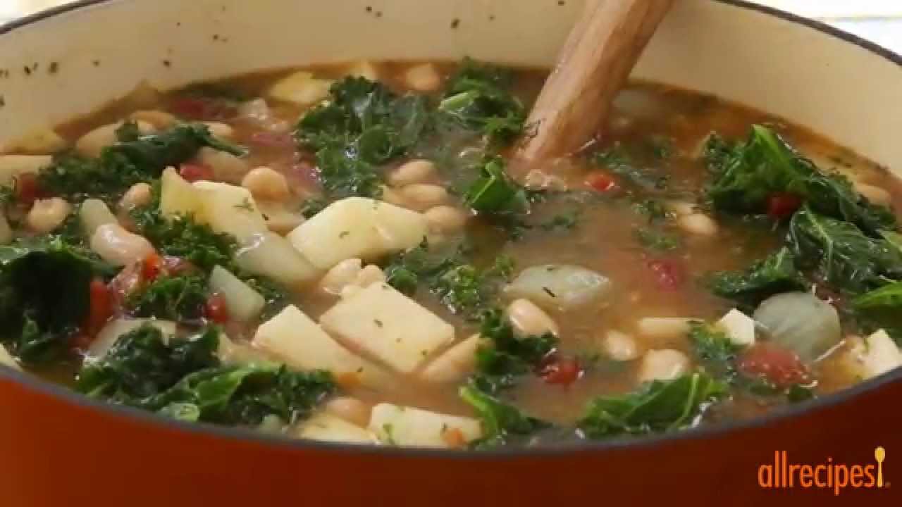 How to Make Kale Soup | Vegetarian Recipes | Allrecipes.com - YouTube