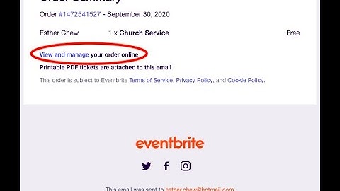 How to Edit or Delete Your Eventbrite Registration