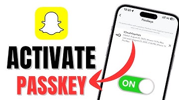 How To Enable Passkey In Snapchat | How To Enable Passkey In Snapchat