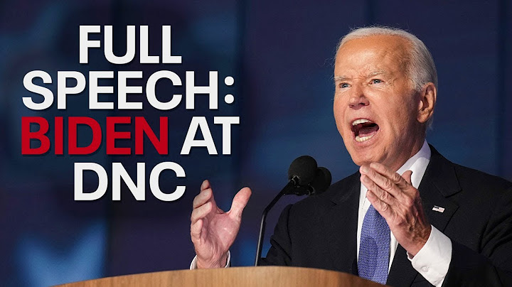 FULL SPEECH: President Joe Biden addresses DNC