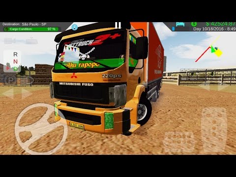 Heavy Truck Simulator Android | Indonesia Version Part 3 | "Mitsubishi Fuso Test In Galileia"