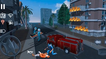 Fire Engine Simulator #1Q - Real Fire Fighting Games In 2022 Android Ios Gameplay