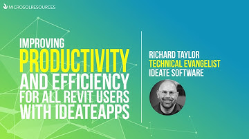 Improving Productivity and Efficiency for all Revit Users with IdeateApps - Webinar January 24, 2017