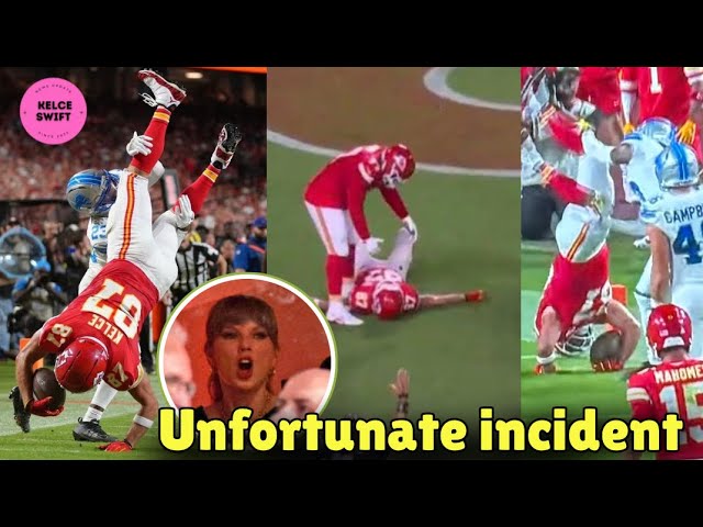 Taylor Swift BREAKS DOWN in TEARS after Travis Kelce’s Painful Head FALL during Chiefs vs Lions