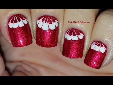 Magnetic dry marble nail art, needle drag | Nail designs, Nail art, Acrylic  nails