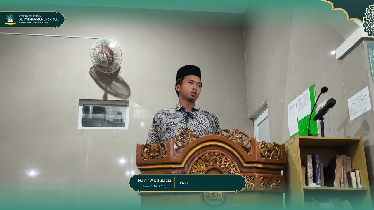 KULTUM TARAWIH 13 | Doa | Hanif Abdulaziz | Santri Kelas 11 MA