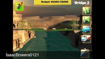 Bridge Constructor Walkthrough: Eastern Mainland Bridge 2