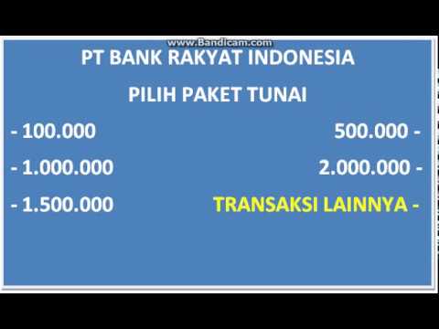 Video Cara Pembayaran Pln Di Atm Bri