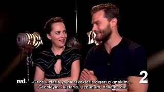 Dakota Johnson ve Jamie Dornan Kendilerine Sorulan 12 Soruyu Cevaplıyor! HD (Türkçe Altyazılı)