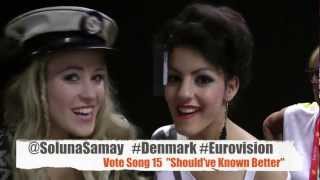 Video thumbnail of "Ihan Haydar LMFAO message @SolunaSamay #Denmark #Eurovision"