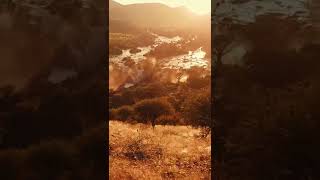Sunrise In Epupa Falls Kaokoland, Namibia, Africa