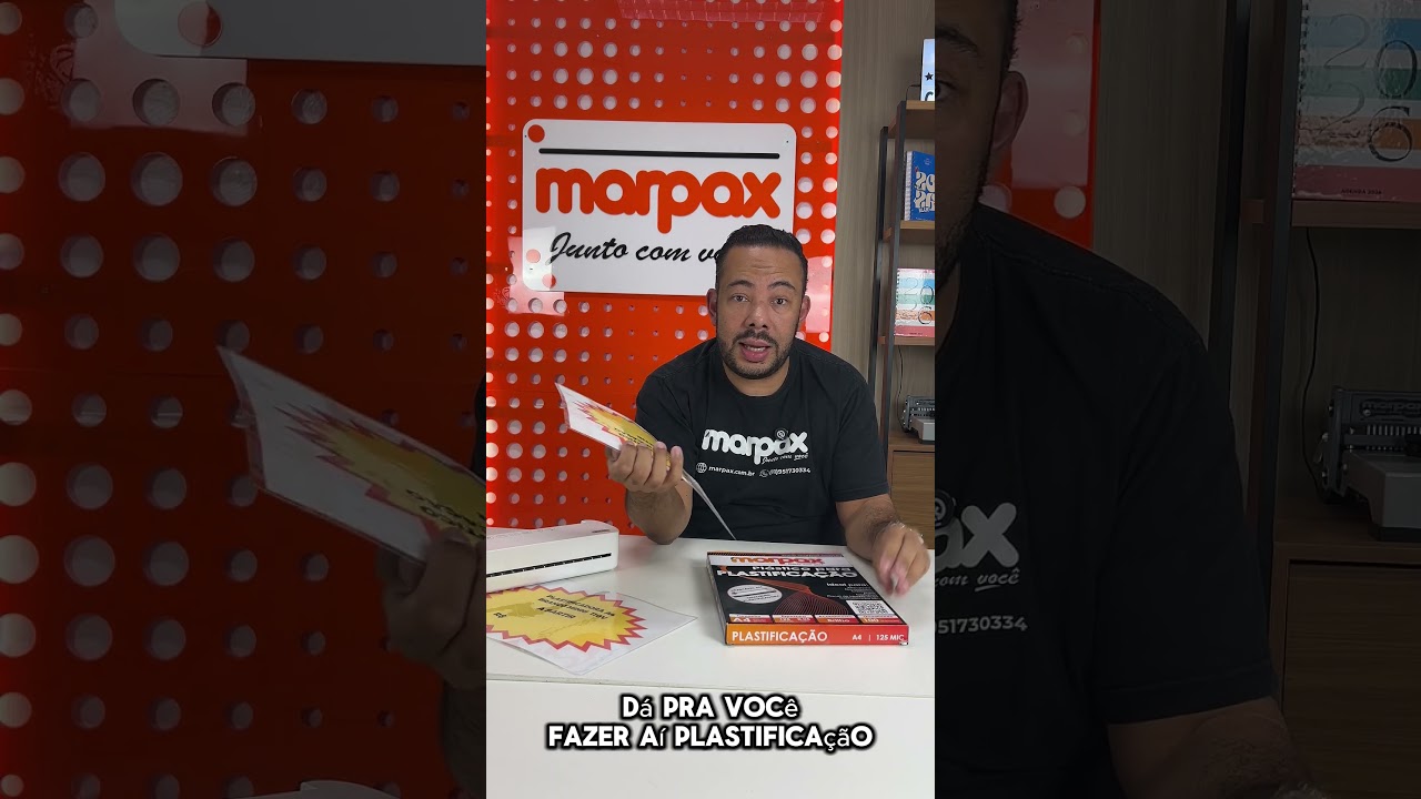 Capa do vídeo Polaseal A4 para com qualidade e acabamento profissional 👀💖 #encadernadora #papelaria #acabamento