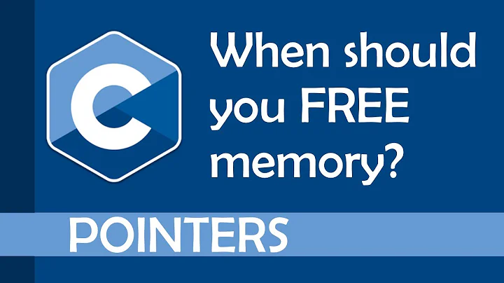 When to free memory in C