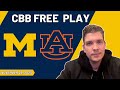 College Basketball Pick - Michigan vs Auburn Prediction, 11/25/2025 Best Bets, Odds & Betting Tips