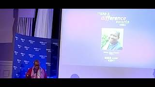 Winning the BBC Make a Difference awards 2022