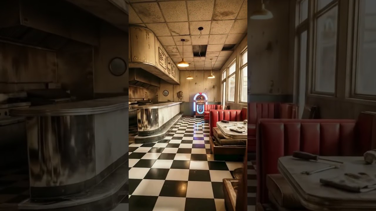 😍Throwback diner renovation!! 🪩