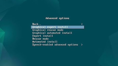 Debian 12 Bookworm - NetInstall, Graphical expert install, MBR, LVM
